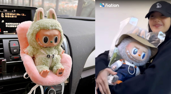라부부 인형과 블라인드 리사